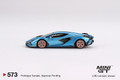  Mini GT 1/64 Lamborghini Sián FKP 37 Blu Aegir 