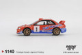  Mini GT 1/64 Subaru Impreza WRC97 No.1 1999 DRM Champion 