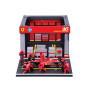 Burago 1/43 F1 Ferrari SF-24 Charles Leclerc Pit Pass Diorama Burago 1/43 F1 Ferrari SF-24 Charles Leclerc Pit Pass Diorama