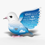  Eugy 505 Dove Card 3D Puzzle 