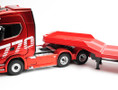  HuiNa RC 1/18 Haulage Flatbed Trailer Red 2.4G RTR 