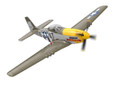  Volantex P-51D Mustang, Green, 4CH, 500MM, Brushless With Gyro, RTF RC Plane 