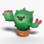 Eugy 130 Cactus Card 3D Puzzle 