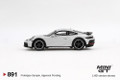  Mini GT 1/64 Porsche 911 Dakar Ice Grey Metallic (RHD) 