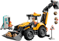  Lego City Yellow Backhoe Loader 