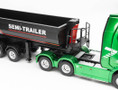  HuiNa RC 1/18 Tipping Semi-trailer (Black) 