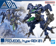  Bandai 30 Minute Missions (30MM) Core Mech - eEXM GIG-R01 Provedel (Type-REX 01) 