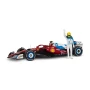  Burago 1/24 F1 Ferrari SF-25 Miami GP 2025 with Driver Figure - Lewis Hamilton Diecast Model 
