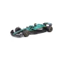  Burago 1/24 F1 Aston Martin AMR24 with Driver Helmet - Fernando Alonso Diecast Model 