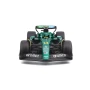  Burago 1/24 F1 Aston Martin AMR24 with Driver Helmet - Fernando Alonso Diecast Model 