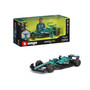  Burago 1/24 F1 Aston Martin AMR25 2025 with Driver Figure - Fernando Alonso Diecast Model 