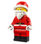  Lego Christmas Up-Scaled Santa Minifigure 