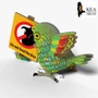  Eugy 047 Kea Card 3D Puzzle 