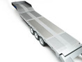  HuiNa RC 1/18 Haulage Flatbed Trailer Silver 2.4G RTR 