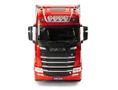  HuiNa RC 1/18 2.4G 19CH Scania 770S Truck with Flatbed Trailer (Red) RTR 
