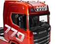  HuiNa RC 1/18 2.4G 19CH Scania 770S Truck with Flatbed Trailer (Red) RTR 