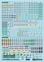  Tamiya 1/16 and 1/35 German Military Insignia Decal Set WWII 