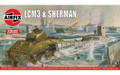  Airfix 1/76 LCM3 & Sherman Tank 