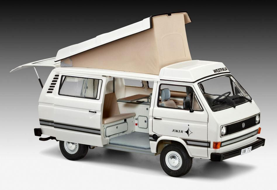 Revell 1/25 Volkswagen T3 Westfalia Joker Camper Van - Wonderland