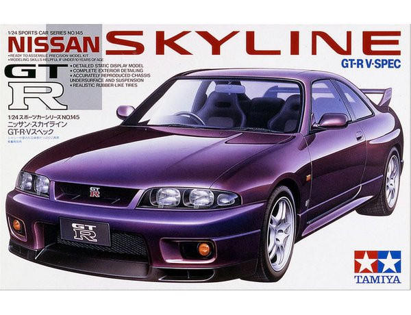 自動車 Tamiya Nissan Skyline GT-RUNISIAJecs1/24 Tamiya 1/24 Nissan Skyline GT-R V Spec - Wonderland Models