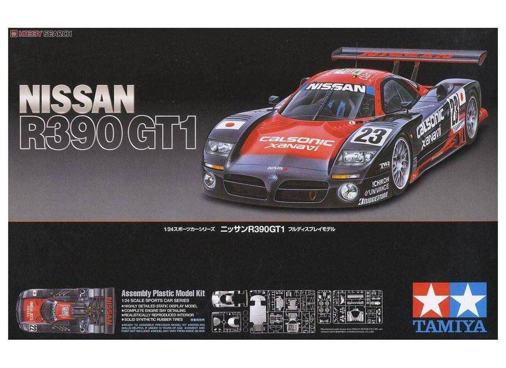 タミヤNISSAN R390 ラジコンカー用ボディ アニメデザイン Tamiya 1/24 Nissan R390 GT1 - Wonderland Models | TA24192 | £26.50