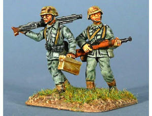 Figurine Valiant Miniatures - Soldat SS 1944 - 54mm - Plomb à Peindre