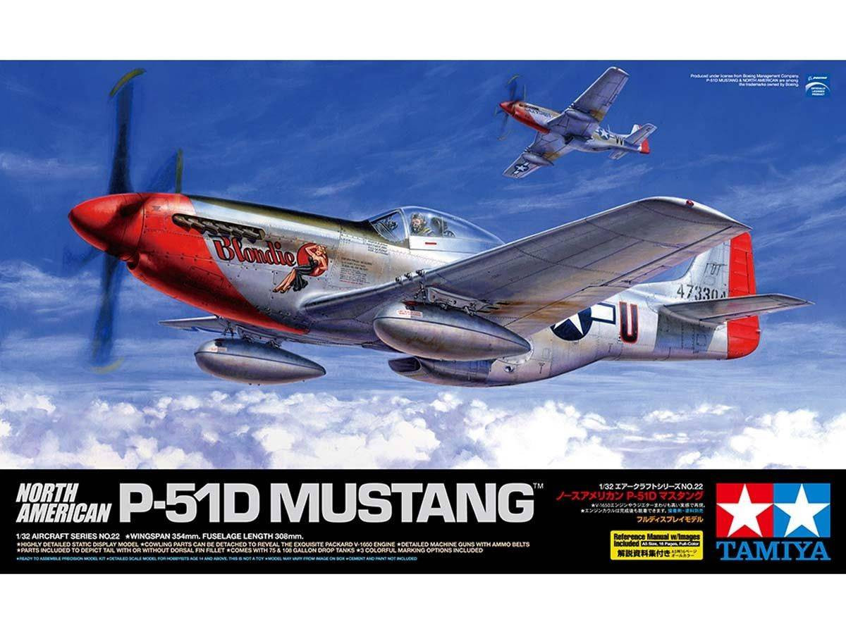 Tamiya 1/32 North American P-51D Mustang - Wonderland Models