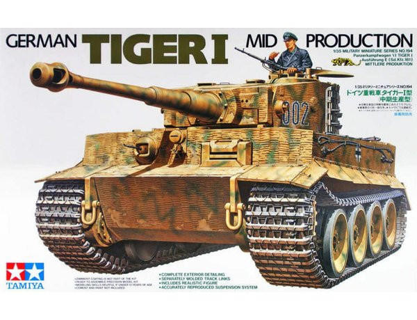 Tamiya 1/35 Pz.Kpfw.VI Ausf.H Tiger I Mid Production - Wonderland