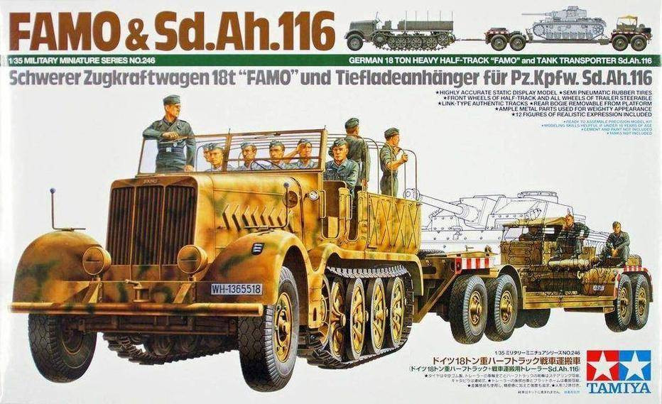 Tamiya 1/35 Sd.Ah.116 Famo Tank Transporter - Wonderland Models