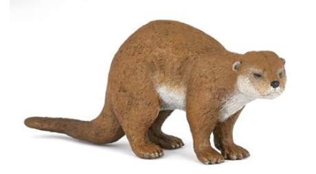 Papo 50233 Otter Figur – Detailierte Spielzeugfigur Für Kinder Ab 3 Jahren, Aus Frankreich