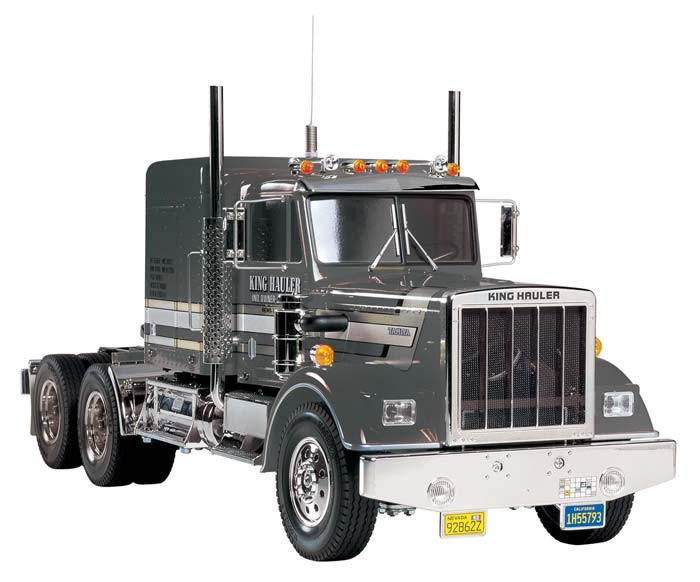 Tamiya RC 1/14 Black King Hauler Truck Model Kit - Wonderland