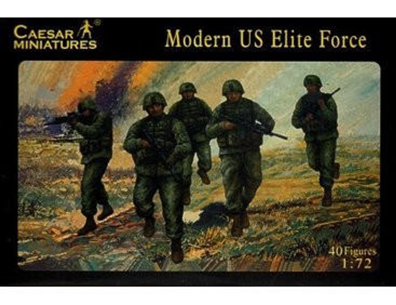 Figurines militaires : Soldats de l'US Army - 1:72 - Caesar HB011