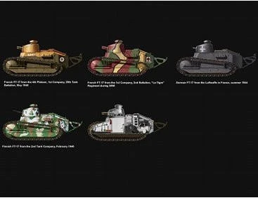 ET Model 1/35 E35-199 French FT-17 Light Tank(Cast Turret) For Meng TS-008