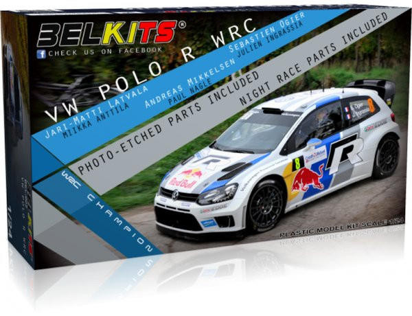 Belkits 1/24 Volkswagen Polo R WRC Red Bull - Wonderland Models