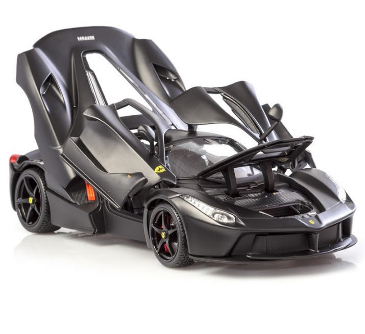 Burago 1/18 LaFerrari Black Diecast Model - Wonderland Models