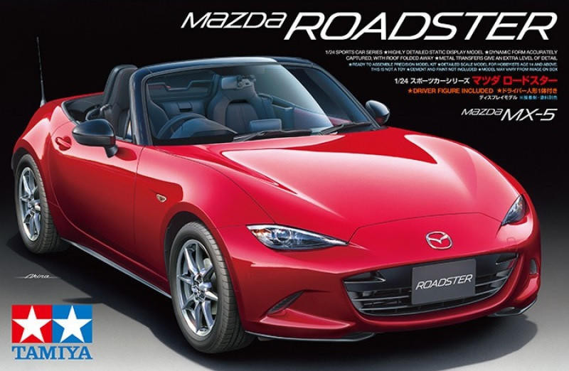 Tamiya 1/24 Mazda MX-5 Roadster - Wonderland Models | TA24342 | £36.99