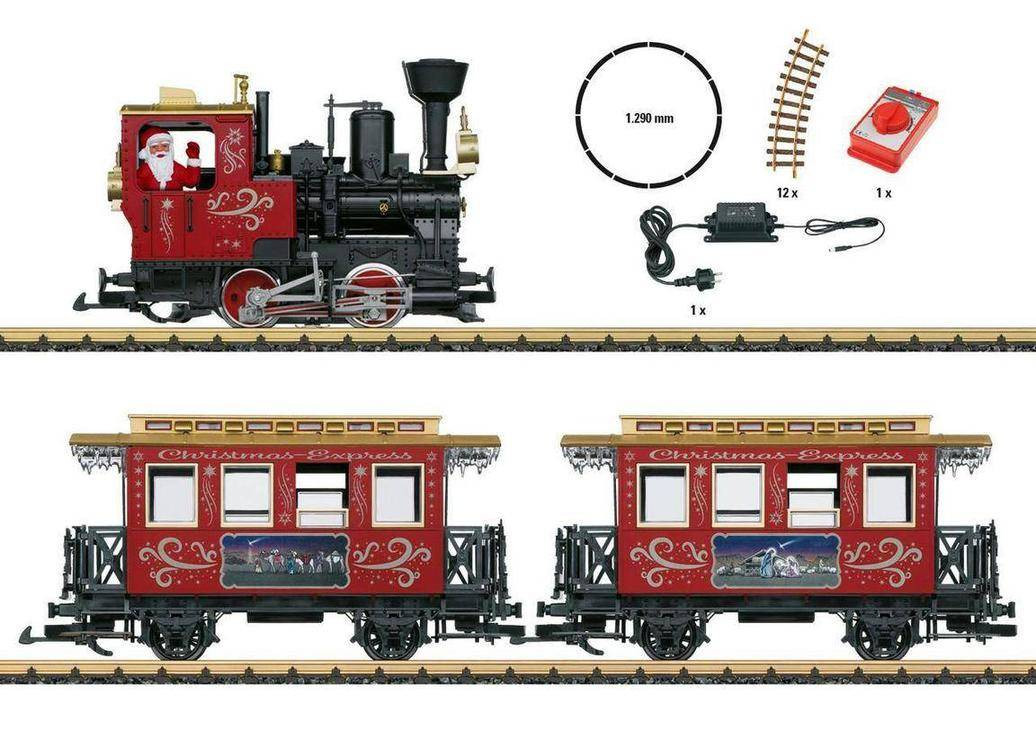 LGB Christmas Passenger Model Railway Train Set - Wonderland