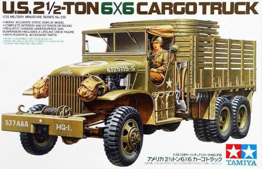 [開箱文] 1/35 田宮模型 二戰美軍2.5噸卡車(紅球快
