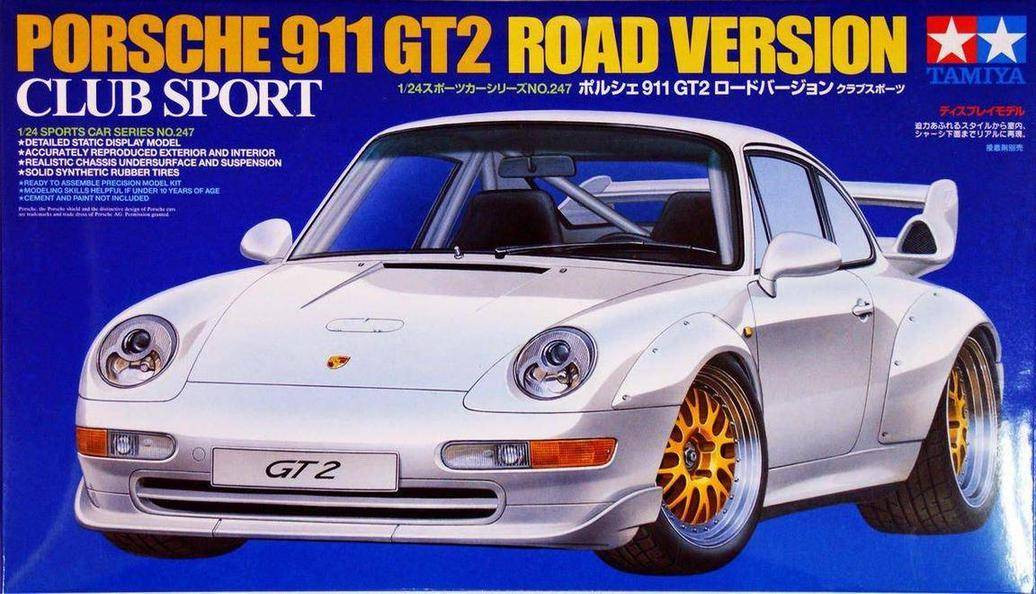 Tamiya 1/24 Porsche 911 GT2 Street Version - Wonderland Models