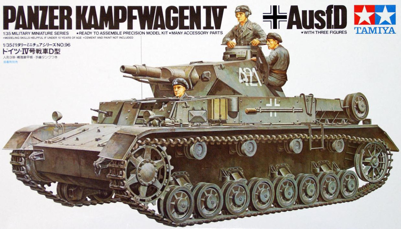 Tamiya 1/35 Pz.Kpfw.IV Ausf.D Panzer IV - Wonderland Models, TA35096