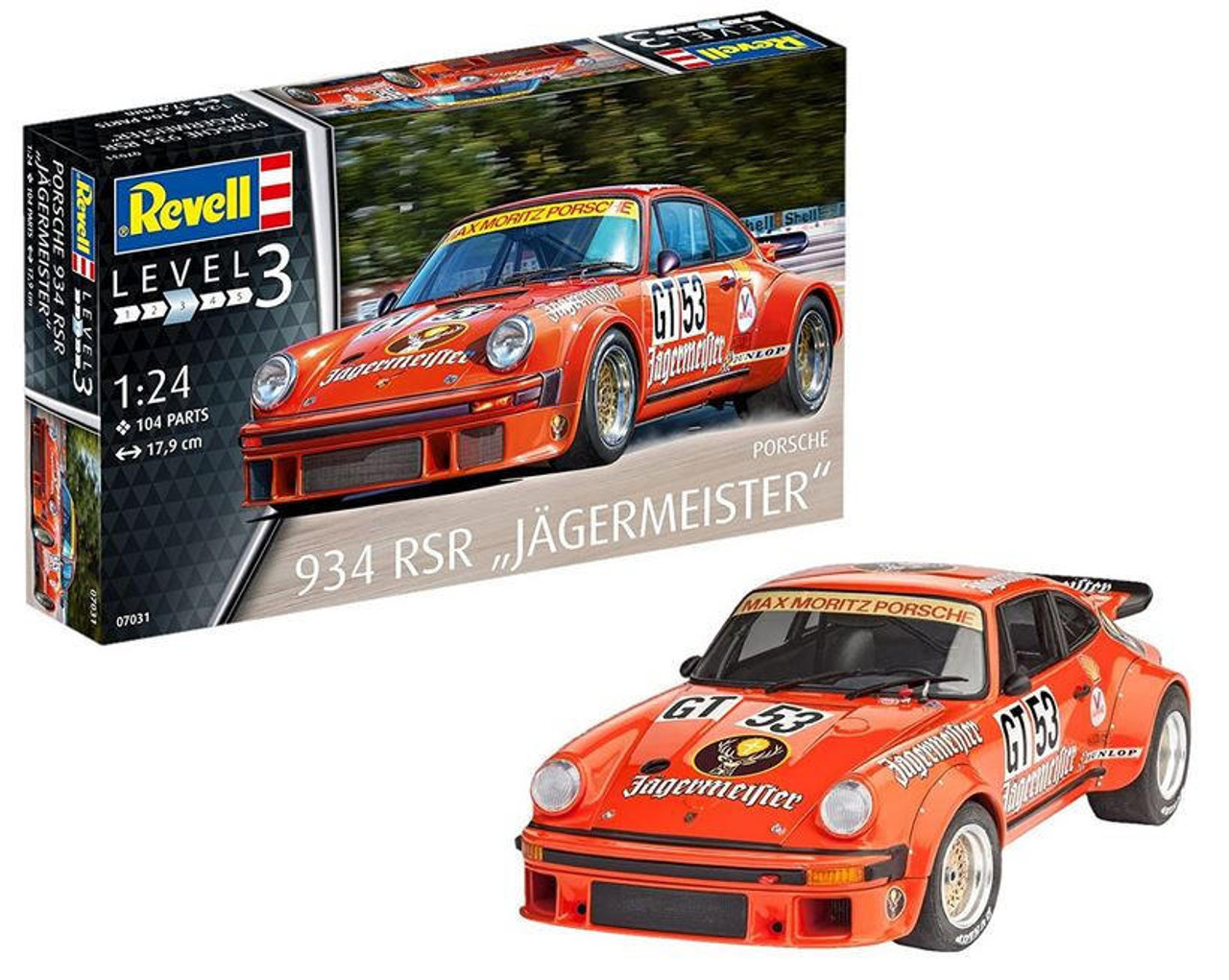 Revell 1/24 Porsche 934 RSR Jagermeister - Wonderland Models