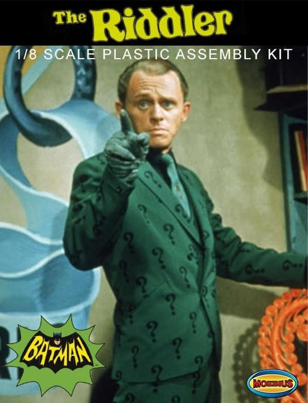 Batman Action Figure Moebius Models Batman 1966 TV Riddler 1:8 Scale