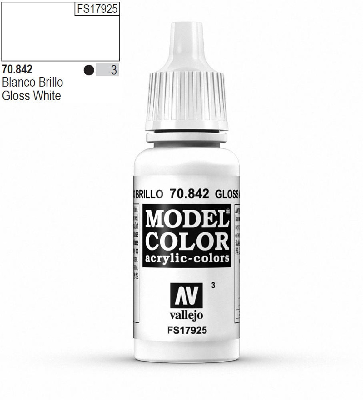Vallejo - Thinner: 190: Model Color 470-17ML. Gloss medium