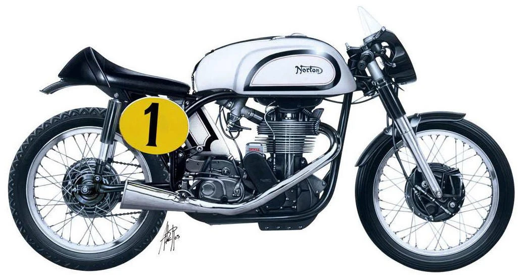 Italeri 1/9 Norton Manx 500cc 1951 - Wonderland Models | IT4602