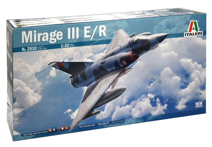 ITALERI 1/32 Mirage IIIC プラモデル　未開封品 Italeri 1/32 Dassault Mirage III E/R - Wonderland Models | IT2510