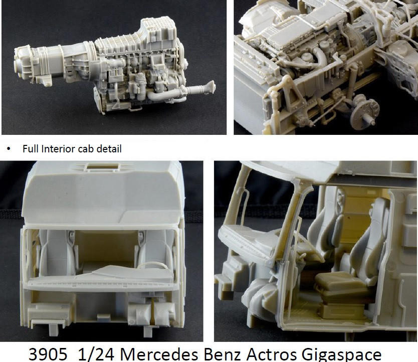 Italeri 1/24 Mercedes-Benz Actros MP4 Gigaspace - Wonderland
