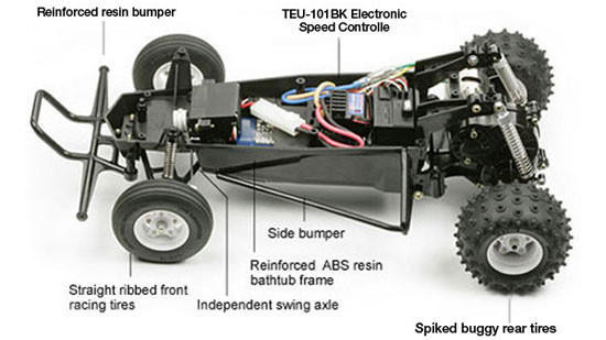 Tamiya RC Grasshopper Model Kit - Wonderland Models | TA58346 | £84.99