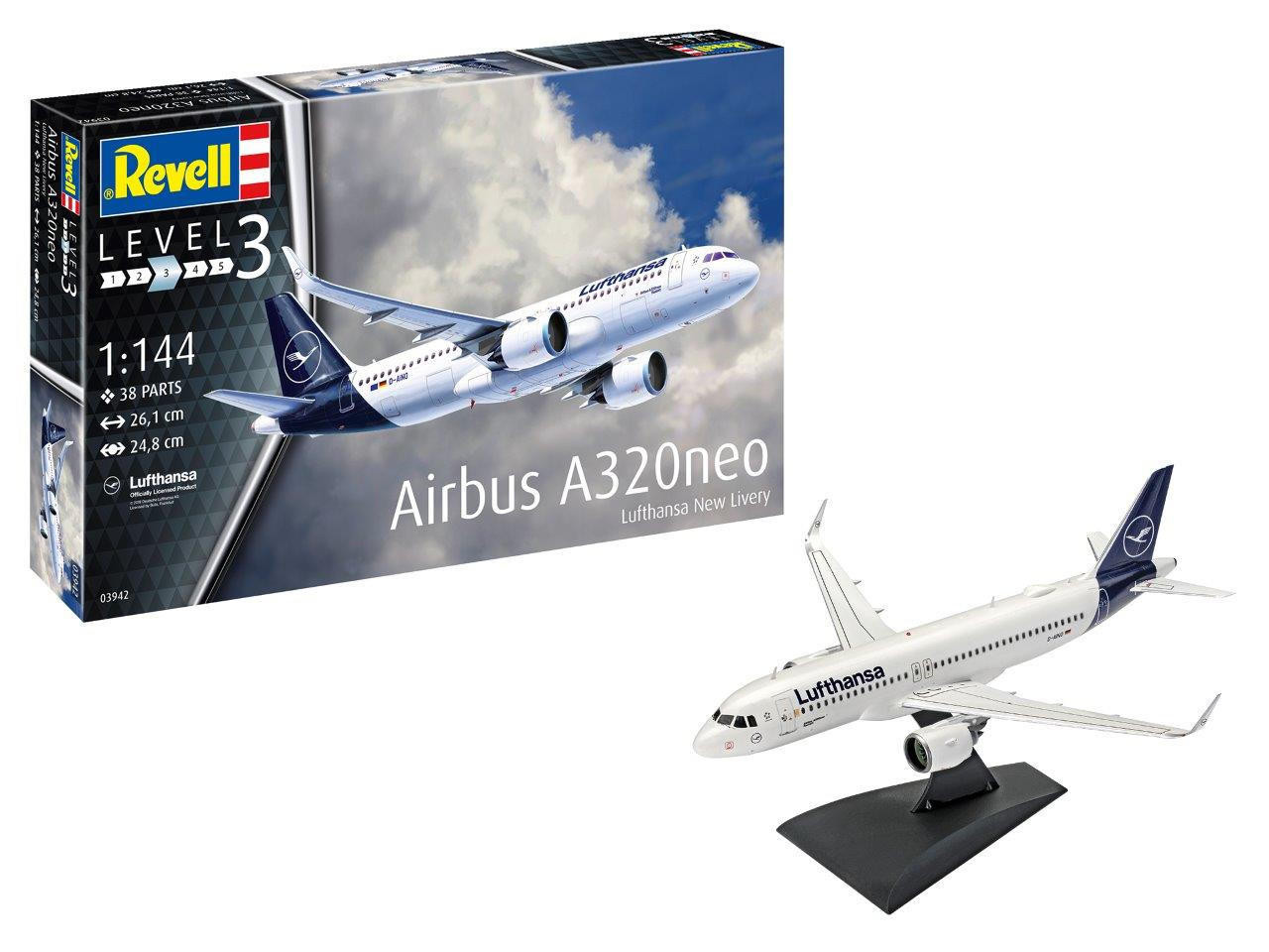 Revell 1/144 Airbus A320 Neo Lufthansa - Wonderland Models