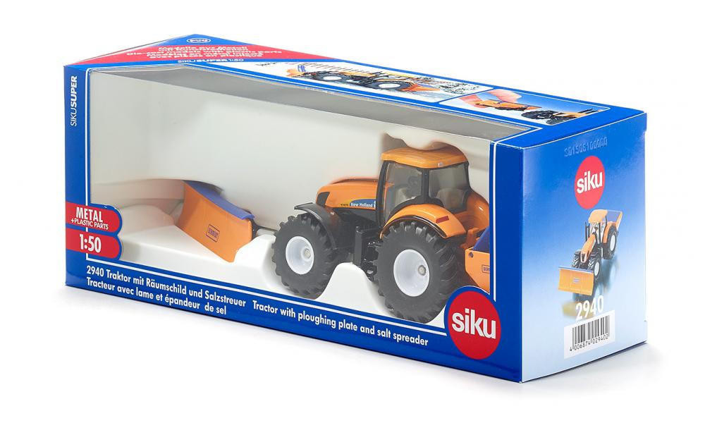 Siku 1/50 New Holland with Snow Plough - Wonderland Models