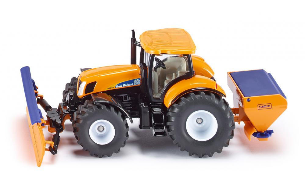 Siku 1/50 New Holland with Snow Plough - Wonderland Models